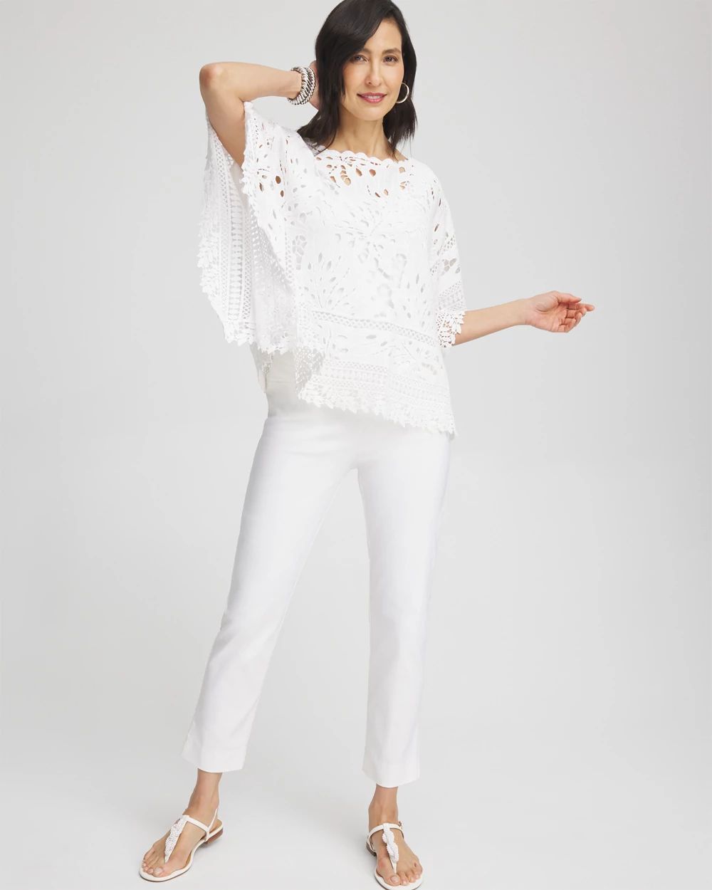 パンツ NICENESS SINGH NATURAL Teresa Wide Leg Jeans In Plus Size With Frayed Hems